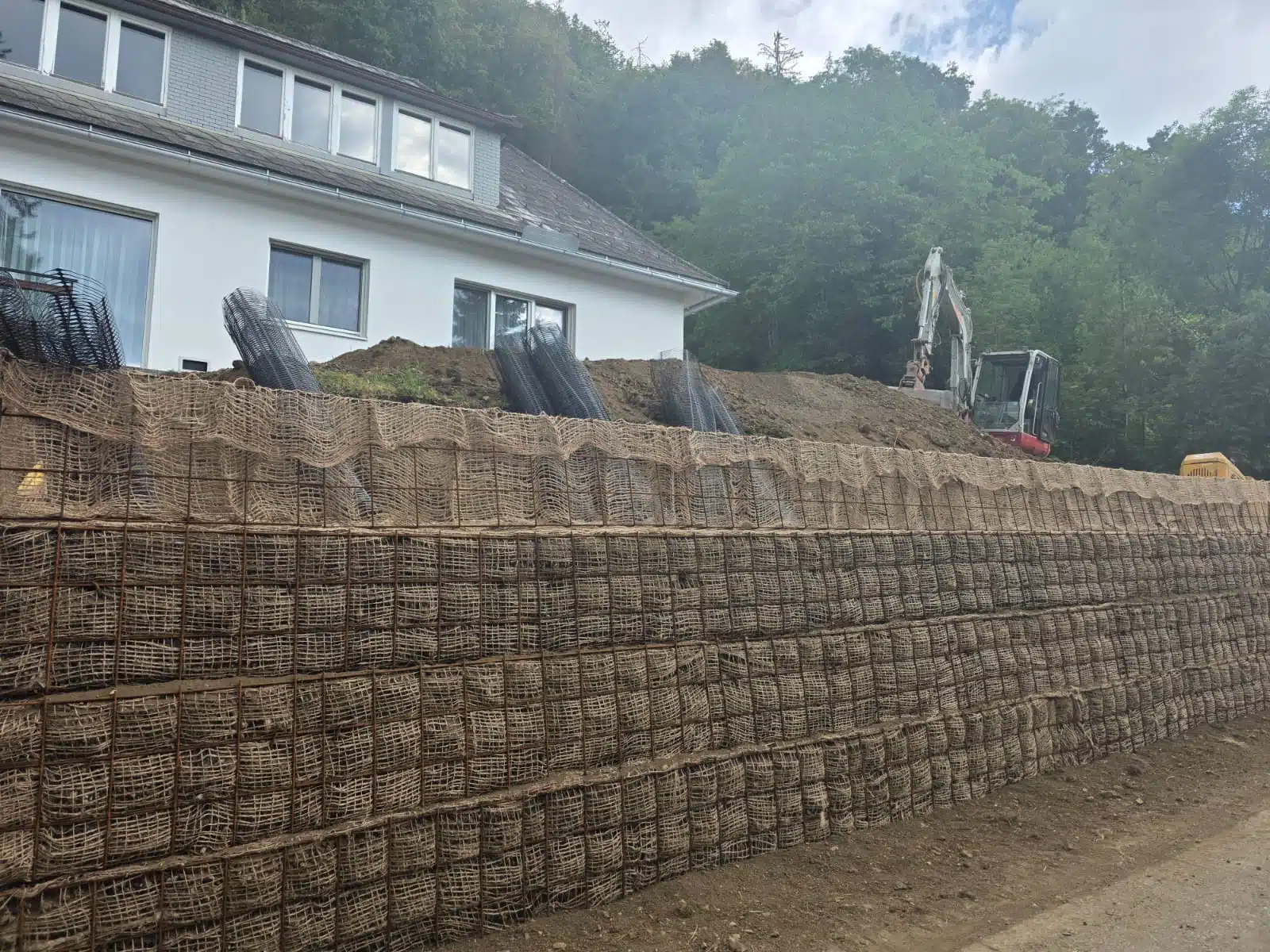 bewehrte erde aufbau